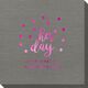Confetti Dots Her Day Bamboo Luxe Napkins Image 2 of 3